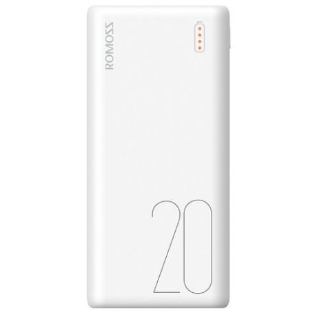 Аккумулятор Romoss Simple 20, 20000 mAh, белый