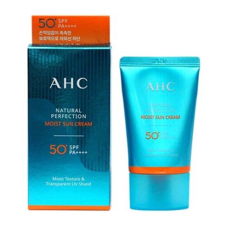 AHC крем Natural Perfection Moist Sun Cream, SPF 50, 50 мл, 1 шт