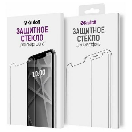Защитное стекло Krutoff для Huawei P40 Lite Full Glue Premium Black (22770)