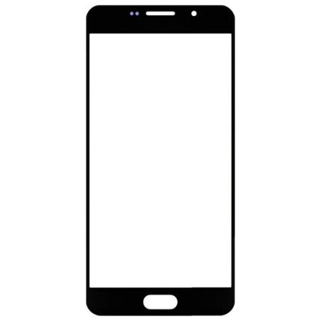 Защитное стекло на Samsung A710F, Galaxy A7 (2016), с загибом, черное
