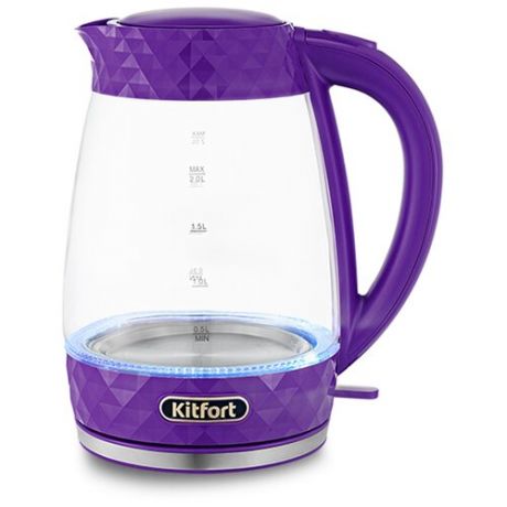 Чайник Kitfort KT-6123, фиолетовый