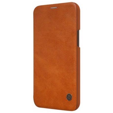 Кожаный чехол-книжка Nillkin Leather Qin для iPhone 12 / 12 Pro