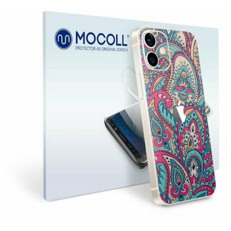 Пленка защитная MOCOLL для задней панели (Half Cover) Apple iPhone 12 Богемный узор Пейсли