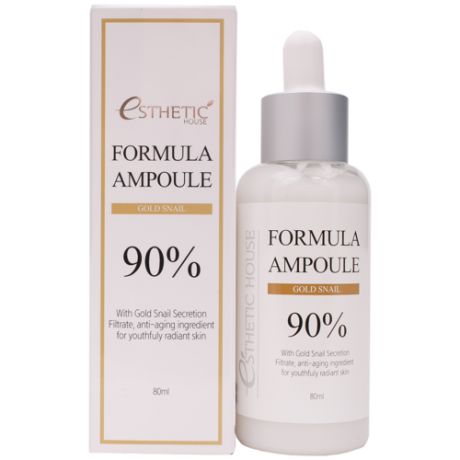 Esthetic House Formula Ampoule Gold Snail Сыворотка для лица, 80 мл