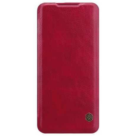 Кожаный чехол-книжка Nillkin Leather Qin для OnePlus 7T Pro красный