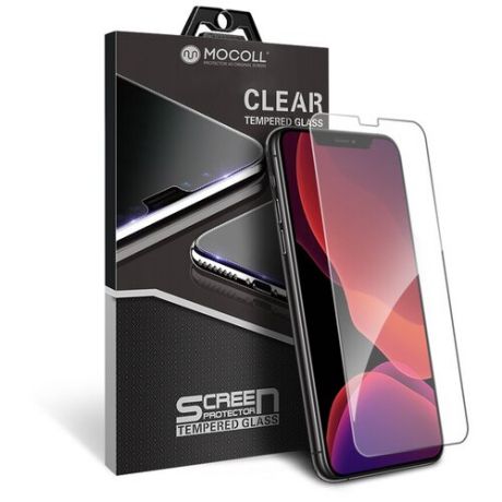 Защитное стекло MOCOLL прозрачное для iPhone XS MAX / 11 PRO MAX (Серия Black Diamond)