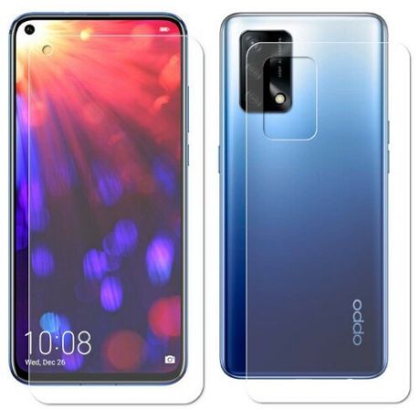 Гидрогелевая пленка LuxCase для Oppo A74 0.14mm Matte Front and Back 86464