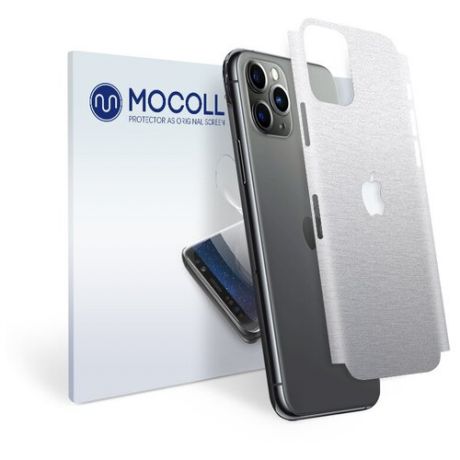 Пленка защитная MOCOLL для задней панели Apple iPhone XR Металлик Серебристый
