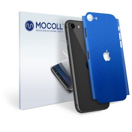 Пленка защитная MOCOLL для задней панели Apple iPhone 6 / 6S Металлик Синий