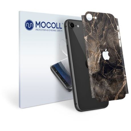 Пленка защитная MOCOLL для задней панели Apple iPhone 8 PLUS Камень Черный