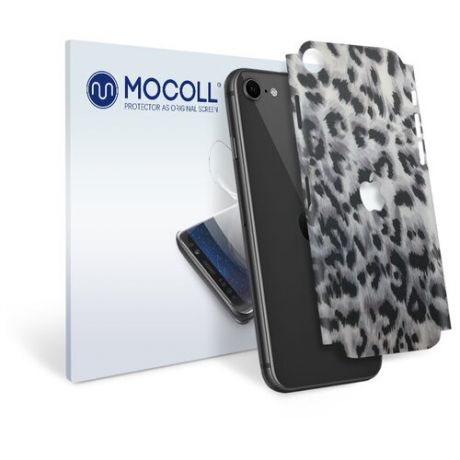 Пленка защитная MOCOLL для задней панели Apple iPhone 5 / 5S / SE Снежный барс