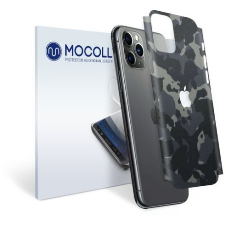 Пленка защитная MOCOLL для задней панели Apple iPhone 11 Pro Max Хаки Черный