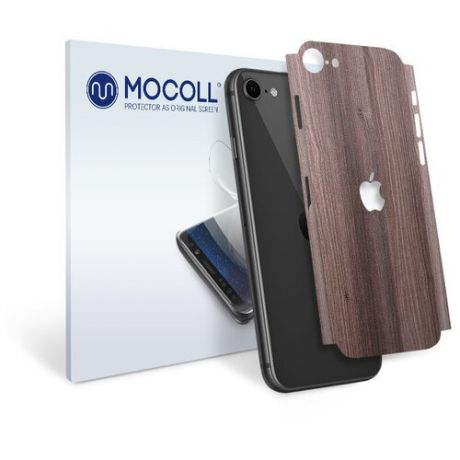 Пленка защитная MOCOLL для задней панели Apple iPhone 8 PLUS Дерево Вишня Кинстон