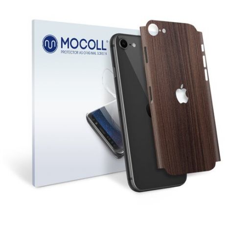Пленка защитная MOCOLL для задней панели Apple iPhone 8 Дерево Ясень Шимо