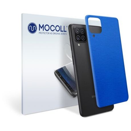 Пленка защитная MOCOLL для задней панели Samsung Galaxy A12 Металлик Синий