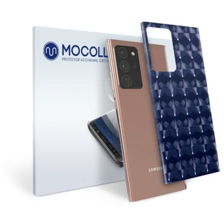Пленка защитная MOCOLL для задней панели Samsung GALAXY Note 10 Plus 5G Кошачий глаз синий