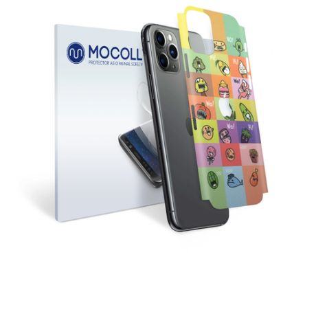 Пленка защитная MOCOLL для задней панели Apple iPhone 11 Pro Хаки Овощи