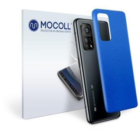 Пленка защитная MOCOLL для задней панели Xiaomi Mi 10T 5G Металлик синий