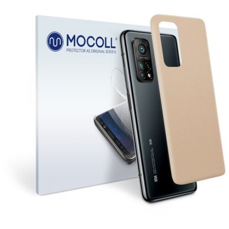 Пленка защитная MOCOLL для задней панели Xiaomi Mi 10T Pro Кожа белая