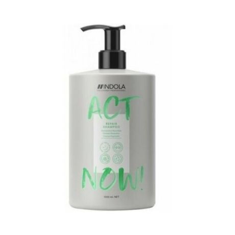 Indola professional act now repair shampoo шампунь для восстановления волос 1000 мл