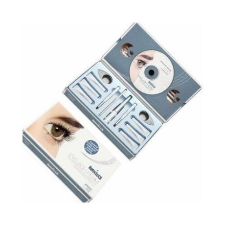 Refectocil eyelash perm set 54 процедур + диск dvd набор для перманентной завивки