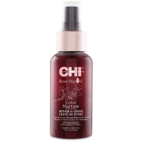 CHI Rose Hip Oil Несмываемый тоник для блеска и восстановления волос, 118 мл