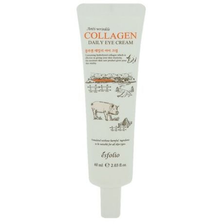 Esfolio Коллагеновый крем для кожи вокруг глаз Collagen Daily Eye Cream, 60 мл