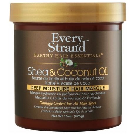 Every Strand Маска для волос с кокосовым маслом и маслом ши, 425 г