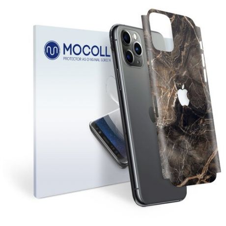 Пленка защитная MOCOLL для задней панели Apple iPhone XS Камень Черный