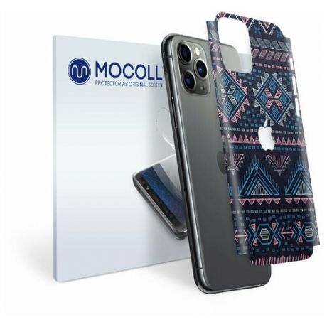 Пленка защитная MOCOLL для задней панели Apple iPhone XS MAX Богемный узор Аргайл