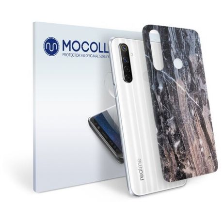 Пленка защитная MOCOLL для задней панели REALME X50 5G Камень Мрамор Серый