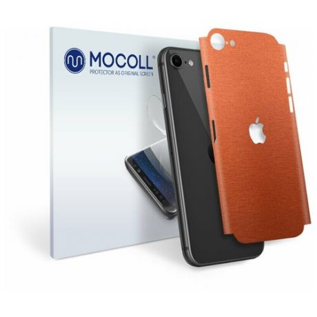 Пленка защитная MOCOLL для задней панели Apple iPhone 6 PLUS / 6S PLUS Металлик Оранжевый