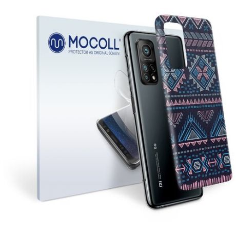 Пленка защитная MOCOLL для задней панели Xiaomi Mi 10T Lite Богемный узор Аргайл