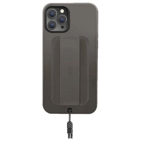 Чехол для iPhone 12/12 Pro Uniq HELDRO+Band Anti- microbial, Grey [IP6.1HYB(2020)- HELGRY]