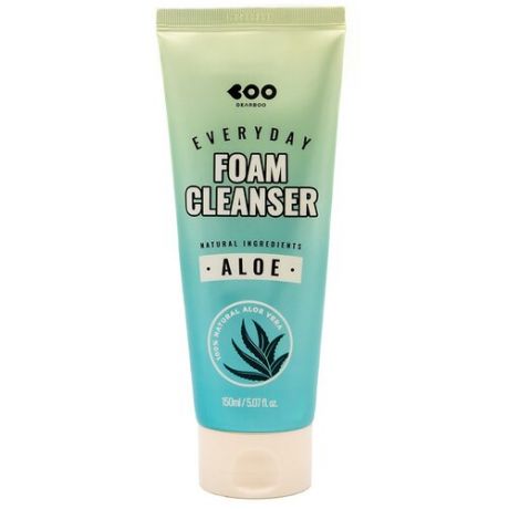 Dearboo Everyday Foam Cleanser Aloe Пенка для умывания с алоэ для ежедневного применения, 150 мл