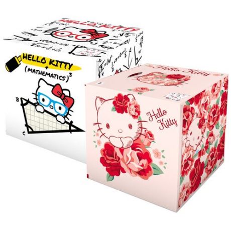 HLK- FC-01/1251 Набор Салфетки бумажные "Hello Kitty" с рисунком (розочки+треугольник), 2 шт, World