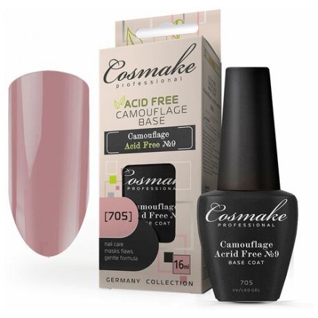 Cosmake Базовое покрытие Base Coat Camouflage Aсrid Free, Milky Strong, 16 мл