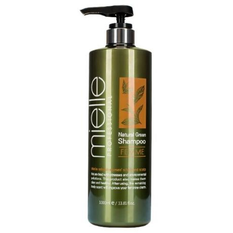 Mielle Professional шампунь для волос Natural Green Femme, 1000 мл