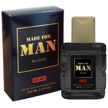 Туалетная вода Delta Parfum Made For Man Black, 100 мл