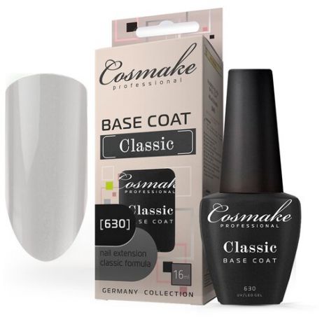 Cosmake Базовое покрытие Classic Base Coat, прозрачный, 16 мл