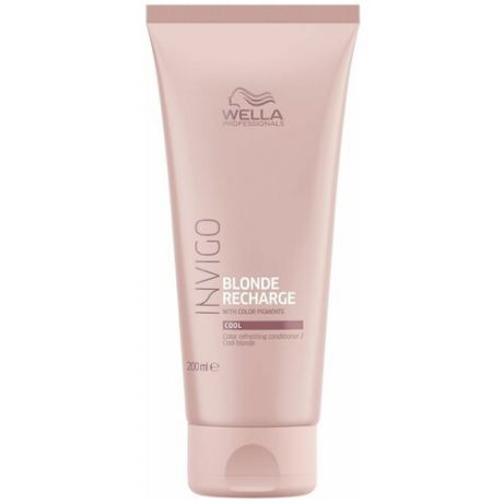 Wella Invigo Blonde Recharge WithColor Pigments Conditioner Оттеночный бальзам-уход для холодных светлых оттенков 200 мл