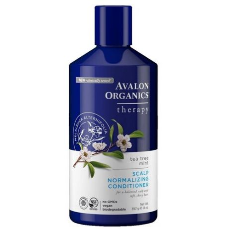 Avalon Organics кондиционер Scalp Normalizing Therapy Tea Tree Mint, 397 г