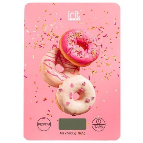 Кухонные весы irit IR-7127 розовый