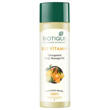 Biotique Масло для тела Bio vitamin Therapeutic Body Massage Oil, 200 мл