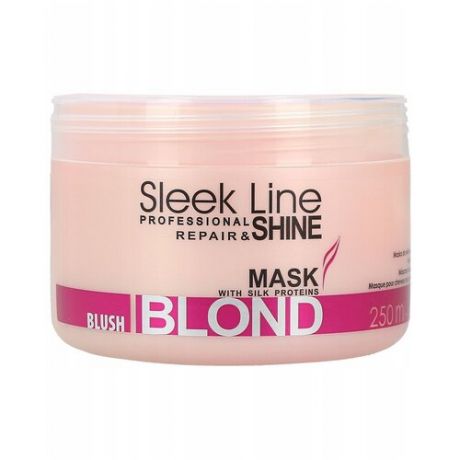 Маска для блондинок Stapiz Blush Blond Sleek Line розовая 250мл