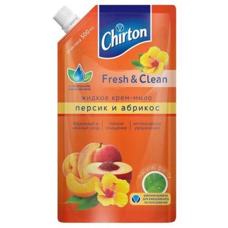 Chirton Крем-мыло жидкое Персик и абрикос, 500 мл