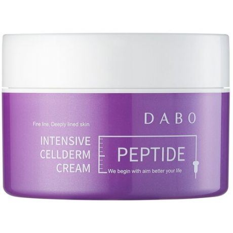 Антивозрастной крем для лица с пептидами DABO Peptide Intensive Cellderm Cream 120 мл
