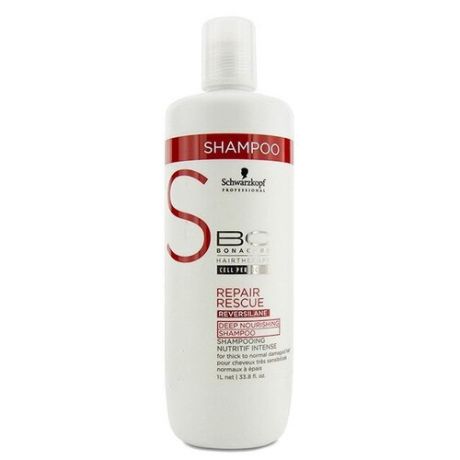 BC Bonacure шампунь Repair Rescue Reversilane Deep Nourishing для нормальных и толстых поврежденных волос, 250 мл