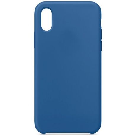 Силиконовый чехол Silicone Case для iPhone XR, глубокий синий