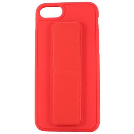 Чехол силиконовый для iPhone 6 / 6S, с магнитной подставкой, красный